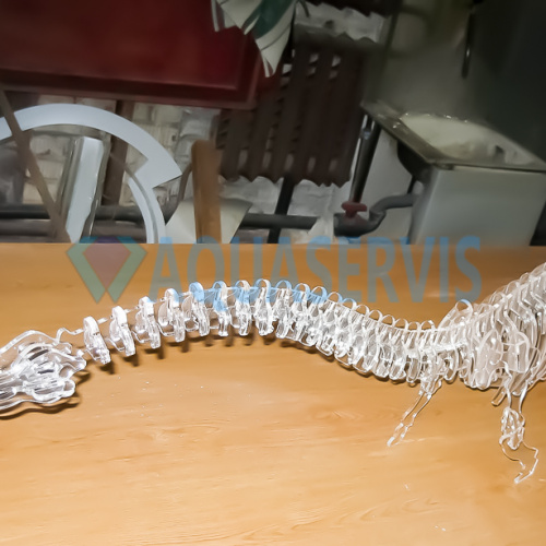 Оригинальный сувенир из акрила в форме скелета динозавра